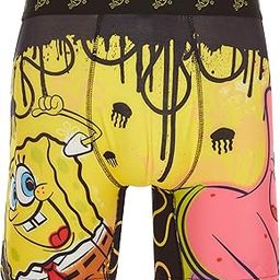SpongeBob Mens Boxer Briefs - No Fly, Anti-Chafing Stitching, Comfort Shaped/Cotton Lined Crotch-image-53