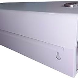 Professional Rodent Bait Station Box, Secure Rat Control Device, White-image-91