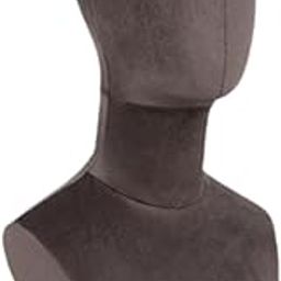 SECRET DESIRE Wig Display Model Head Necklace Display Stand Mannequin Head for Hat Wig Cap Brown|Makeup Box For Storage|Make Up, Cosmetic, Skincare Organiser For Women|-image-40