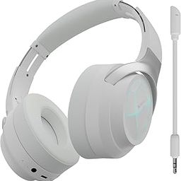 ZEBRONICS Envy 2, Wireless Over Ear Headphone, ENC, Upto 65* Hours Playback, Gaming Mode, Dual Pairing, Bluetooth v5.3, AUX, Call Function, Voice Assistant, Foldable Design, Detachable Mic (White)-32