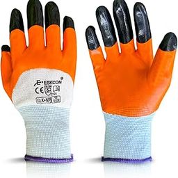 CINAGRO Garden Gloves for Gardening Work, Gardening Gloves for Home Garden, Garden Accessories, Reusable, Hand Gloves (1 Pair)-picture-19