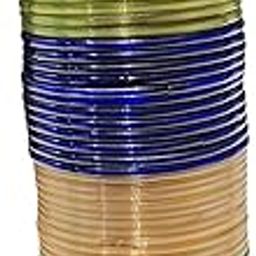 Multi Color Plain shaining Glass bangles set or chudi set for women and girls. pack of 72 bangles with bangles box-image-7