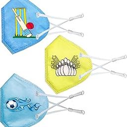 Nano95 mask for school kids (small size 6-9 yrs) Comfortable and Protective mask for Boys with adjustable earloops (Pack of 3)-picture-32