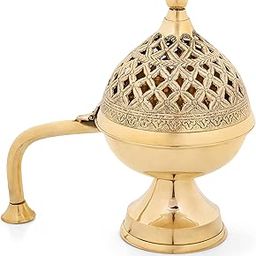 Brass Globe Loban Daan, Dhoop Daan, Dhoop Daani, Camphor Dhoop Daan, Pooja Dani, Aarti Daani-image-53