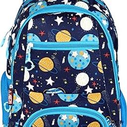 Printed Soft Touch Lightweight Designer Kids School Backpack - Waterproof School Bag for Boys & Girls 28L-image-13