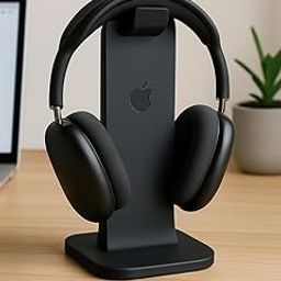 Fusion 3D Printed Headphone Stand – Sleek Vertical Holder for Over-Ear & On-Ear Headphones (Matte Black)-picture-0