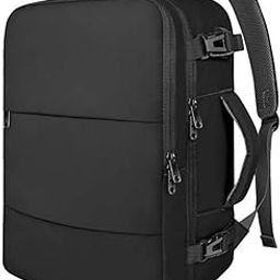 Backpack Bag for Man Black Laptop Bags for Men Office Use Airplane Approved Travel Backpacks with USB Charging Lightweight College Work Bag-image-83