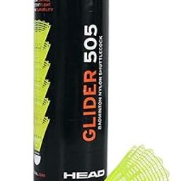 Head Glider 505 Nylon Shuttlecock with Natural Cork (Slow, Pack of 6)-picture-25