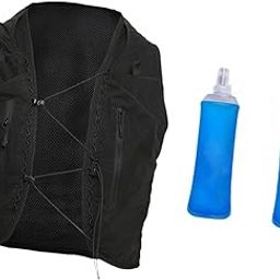 CALANDIS™ Hydration Vest Pack with 2X Water Bottles Rucksack for Jogging Trail Cycling L | Hydration Packs | Hiking Backpacks | & Hiking | Outdoor Sports-image-58