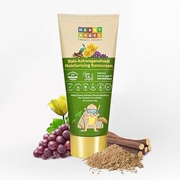 Herby Angel Natural Kids Sunscreen for Babies & Kids - SPF 35, PA++ | Lotion for Body & Face | Broad Spectrum UVA & UVB Protection - Non-Greasy (50ml)-23