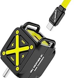 Nu Republic Cybotron Cube 45W GaN Charger, Dual Output Type-C & USB-A, PD PPS Fast Charging, with Cable-image-64