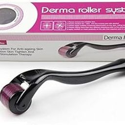 Shopfer Derma Roller 1.00 mm & 1.5 mm | 540 Titanium Alloy Needles | Enhances Beard & Hair Growth | Reduces Acne Scars | Safe & Effective for Skin & Scalp (1.00 mm)-51