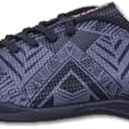 Men Force, Futsal Shoe, PU Synthetic Leather Upper, Rubber Sole, Lightweight Cushioning (Black/Orange)-13