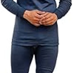 Men's Winter Woolen Thermal Set Round Neck Full Sleeves Top and Pyjama Set Body Warmer Set Base Layer Set (Pack of 1)-image-75