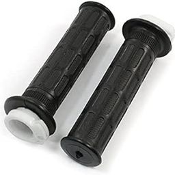 Ubersweet® Imported Black Antislip Rubber Handlebar Wrap Handgrip Cover Pair_3460-picture-8