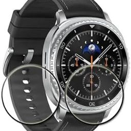DOMCHI Tempered Glass Screen Protector Compatible For Samsung Galaxy Watch 8 Classic Full Screen Coverage With Easy Installation Kit For Cellphone.-image-59