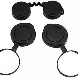 10x42 Optics Binocular Caps, Objective Lens Caps Rubber Waterproof Binoculars Protective Covers for Compact Binoculars-24