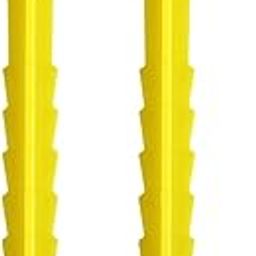 CALANDIS® 10 Pieces Tent Stakes Tarp Pegs Ground Nails Reusable for Camping Canopy Yellow-picture-22