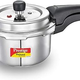 Prestige Svachh Deluxe Alpha 2.0 Litre Stainless Steel Outer Lid Pressure Cookers, Silver, 2 Liter-16