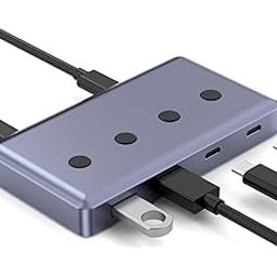 BEYIMEI 6-in-1 USB 3.1 Hub with 10Gpbs Transfer Speed,USB-A and USB-C for Flash Drive, USB Fan, Keyboard, Card Reader, Mouse, Printer, Cooler, Xbox, PS4, MAC, Tablet, Samsung S8&S9 Series Cell Phones…-image-28