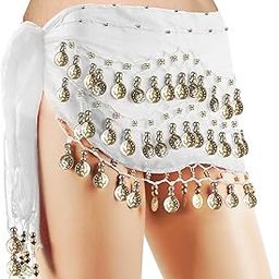YUPPIN Women's Belly Dancing Belt Colorful Waist Chain Belly Dance Hip Scarf Belt-image-9