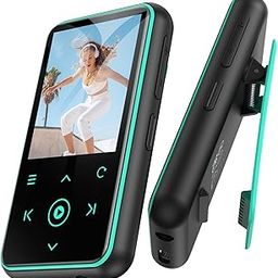 AGPTEK 64GB Bluetooth 5.3 MP3 Player with Clip, 1.8 Inch HiFi Sports Music Player with Automatic Bluetooth Reconnection, FM Radio/Pedometer, Ultra-Light 36g, Mini Music Player for Running – Blue-image-86