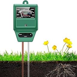 BLAPOXE 3-in-1 Water Moisture Hydroponic Ph Meter for Soil Testing PH Acidity, Moisture Machine, Sunlight Intensity, Home Indoor Outdoor Garden Farm Lawn Plant Flower-29