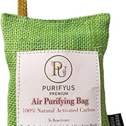 Activated Carbon Air Purifying Bag | Natural Odor Absorber for Clean and Fresh Indoor Air I Light Green I 200 gram-image-68