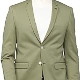Men's Single Breasted-2 Button Slim Blazer-image-50
