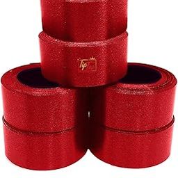 Tiptop Decoration Exclusive Polyester Curling Ribbons for Balloons (5 Rolls) (14 Meters Each) (Imperial Red)-image-45