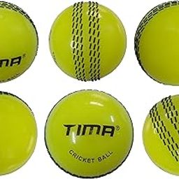 Tima Synthetic Poly Hard Cricket Ball Yellow (Pack of 6 Balls)-picture-26