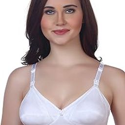 Women Cotton Non Padded Wire Free Everyday Bra Pack of 1-image-26