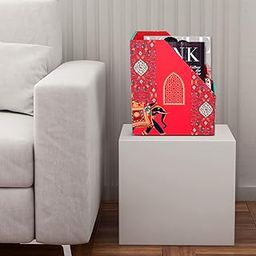SEJ by Nisha Gupta Magazine Stand MDF Wood | Newspaper Stand Office | Magazine Holder for Study Table Wooden Newspaper Stand File Organizer Rack Desktop Book Holder Storage | Magazine Holder Home-image-57