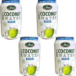 Jim's Coconut Water with Pulp - Pack of 6 - Natural Hydration Boost-16