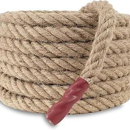 Barbet Premium 10mm Jute Rope Strong and Heavy Twine String Craft Natural Thick Decor/Hemp Rope Hammock Chair/Swing Etc Multi Purpose (15 feet)-picture-28