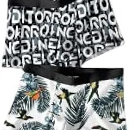 Combo of 2 Imported Material Ice Silk Briefs Men Boxer Brief Men Extra-Thin Ice Silk Elastic Multicolor-picture-47
