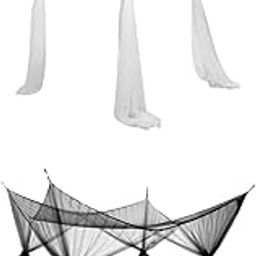 STYLEHEAVEN Set of 2 4 Corner Post Bed Canopy Net Bedroom Hanging Bed Valance |Home & Garden|Bedding|Canopies & Netting-image-71