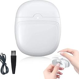 MAYCREATE® Baby Nail Trimmer For New Born Electric Nail Clipper with LED Light, USB Rechargeable Nail Trimme For Baby with 2 Speeds Anti-splash Nail Dust Bin-12