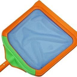Pool Leaf Skimmer Net Fast Cleaning Durable Swimming Leaf Rake Cleaning Tool Orange Shallow net-picture-11