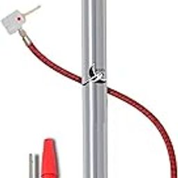 Koel Heavy Steel Cycle Air Pump for Bicycle, Football, Balloon, Ball, Basketball, Handball, Inflatable Furniture (Silver)-image-88