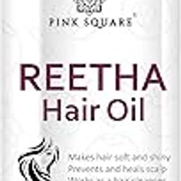 Pink Square Reetha Hair Oil for Women and Men (Pack of 1, 100 ml)|Natural Cleanser for Scalp and Hair Helps Reduce Dandruff, Itchy Scalp & hair Fall, for Soft & Shiny hair, for All hair Types-52