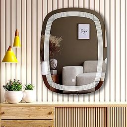 NEVEX 18X24 inch Rectangle Wall Mounter Mirror with Led Light for Wash Basin with Smart 3 Light Tone (Cool White,Natural White and Warm White)-image-119