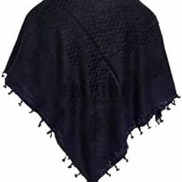 Palestinian Keffiyeh Shemagh Arabic Arafat Black Scarf-image-85