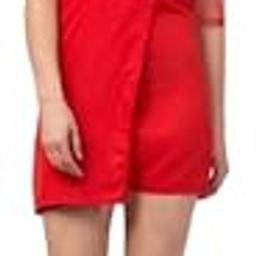 HR Fashions Women's Printed Net Black Short Jumpsuit-picture-23