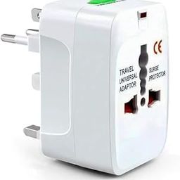 Universal Travel Adapter Plug - International Multipurpose All-in-One Solution for US, AUS, UK, EU, Europe, North/South America & 150+ Countries (Rectangle)-48