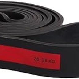TEGO -Resistance Band - Black for Workout Set Exercise,Stretching Pull Up Bands for Home Exercise for Gym Men,Women (Black, 20-35 KG)-image-40