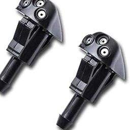 Auto-Ex Pack of 2 Front Windshield Wiper Spray Water Nozzle Washer Jet Compatible/Replacement for i10 / i20 / Verna-32