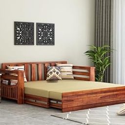 AMORINI Sheesham Wood Foster 3 Seater Sofa Set Cum Bed for Living Room Three Seater Sofa Bed for Home Sofa Com Bed Sheesham Wood (Natural)-image-119