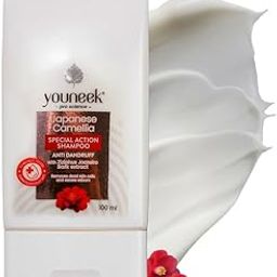 Youneek Pro Science Special Action Anti-Dandruff Shampoo – With Japanese Camellia for Deep Nourishment & Ziziphus Joazeiro for Advanced Flake Control, Ideal for Oily, Dry & Sensitive Scalps, 100ml(Pack Of 1)-4