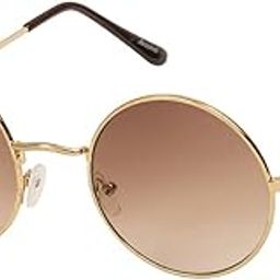 Barkley Round Golden-Brown UV Protection Sunglasses For Women [MA-029-S2 ]-image-26